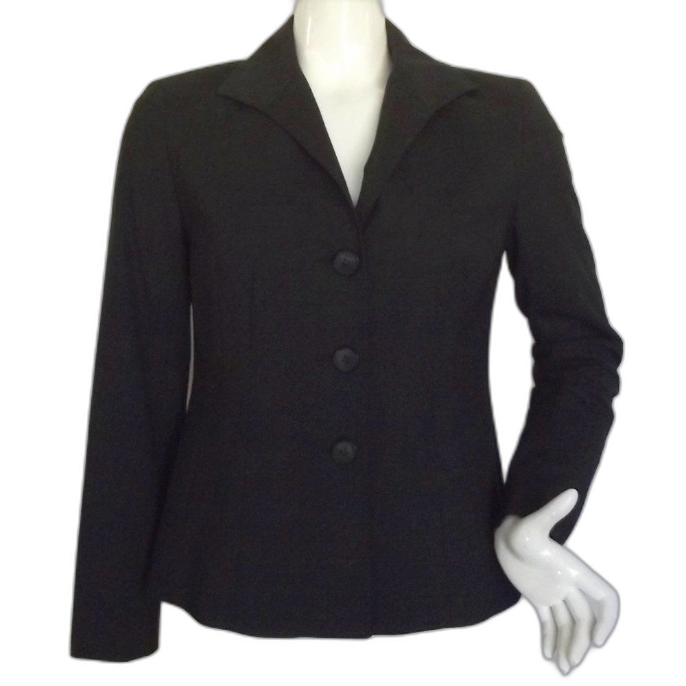 LAFAYETTE 148 Blazer, Small collar, Vented cuffs, Button front, Wool blend